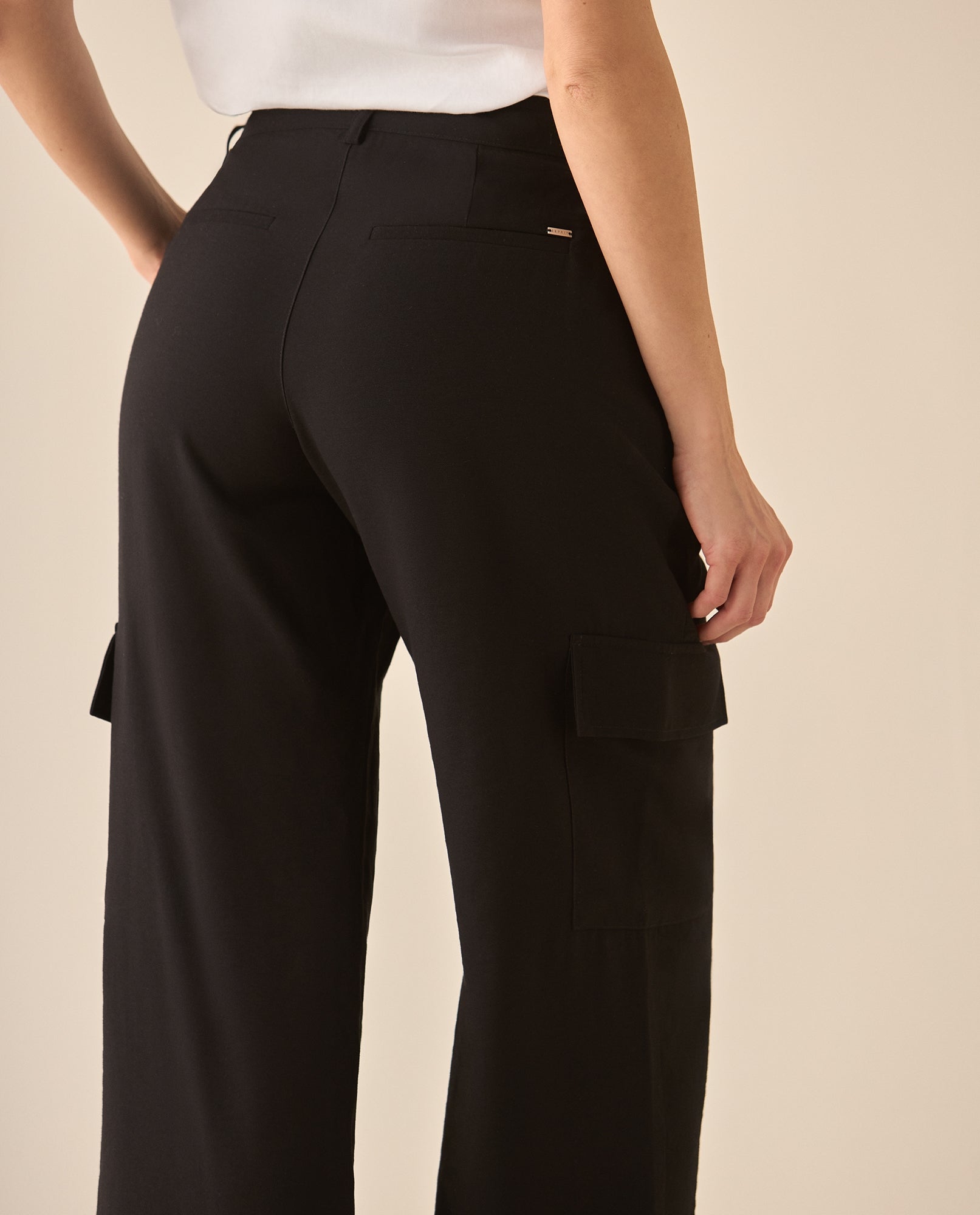 Pantalón clásico bota recta para mujer - Negro 34_633G040_NEG190303_6