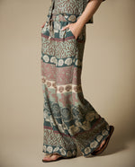 Pantalón Wide Leg Tobillero - Verde