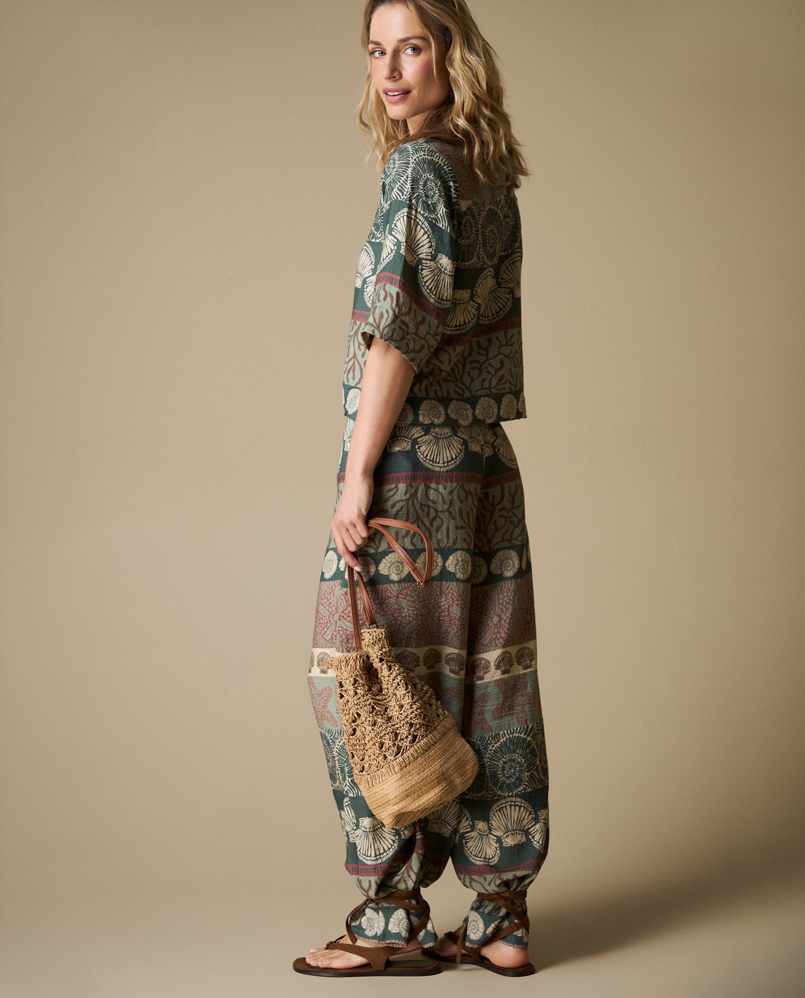Pantalón Wide Leg Tobillero - Verde 34_633H006_VER195030_5