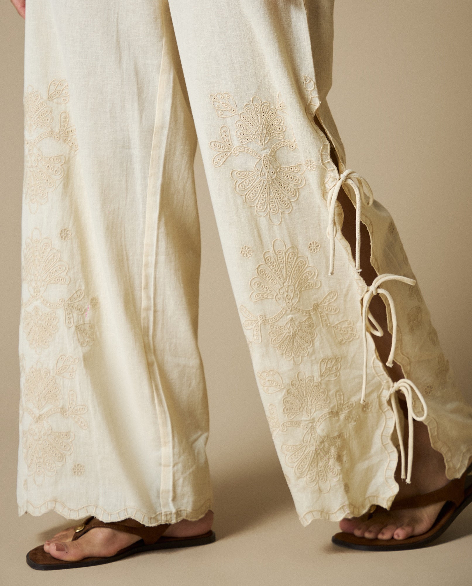 Pantalón Wide Leg Holgado - Crudo 34_633H200_CRU120908_3