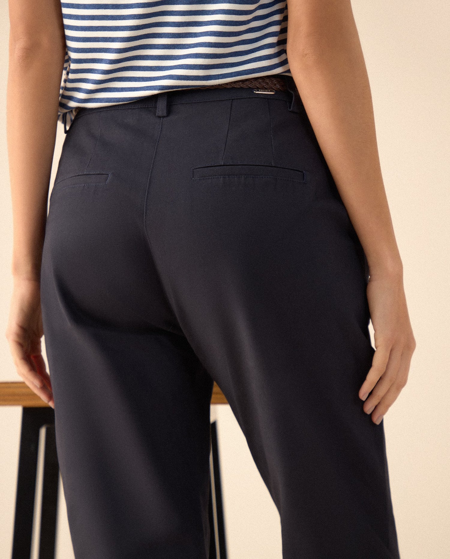 Pantalón clásico bota recta para mujer - Azul