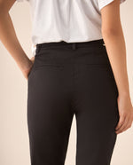 Pantalón de bota con guardapolvo para mujer - Negro