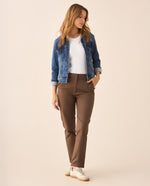 Pantalón clásico para mujer - Café