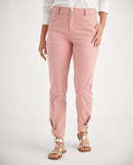 Pantalón con bolsillos de parche - Rosa