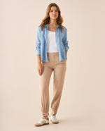 Pantalón de diseño clásico para mujer - Beige