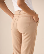 Pantalón de diseño clásico para mujer - Beige