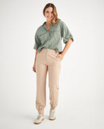 Pantalón de diseño clásico para mujer - Beige