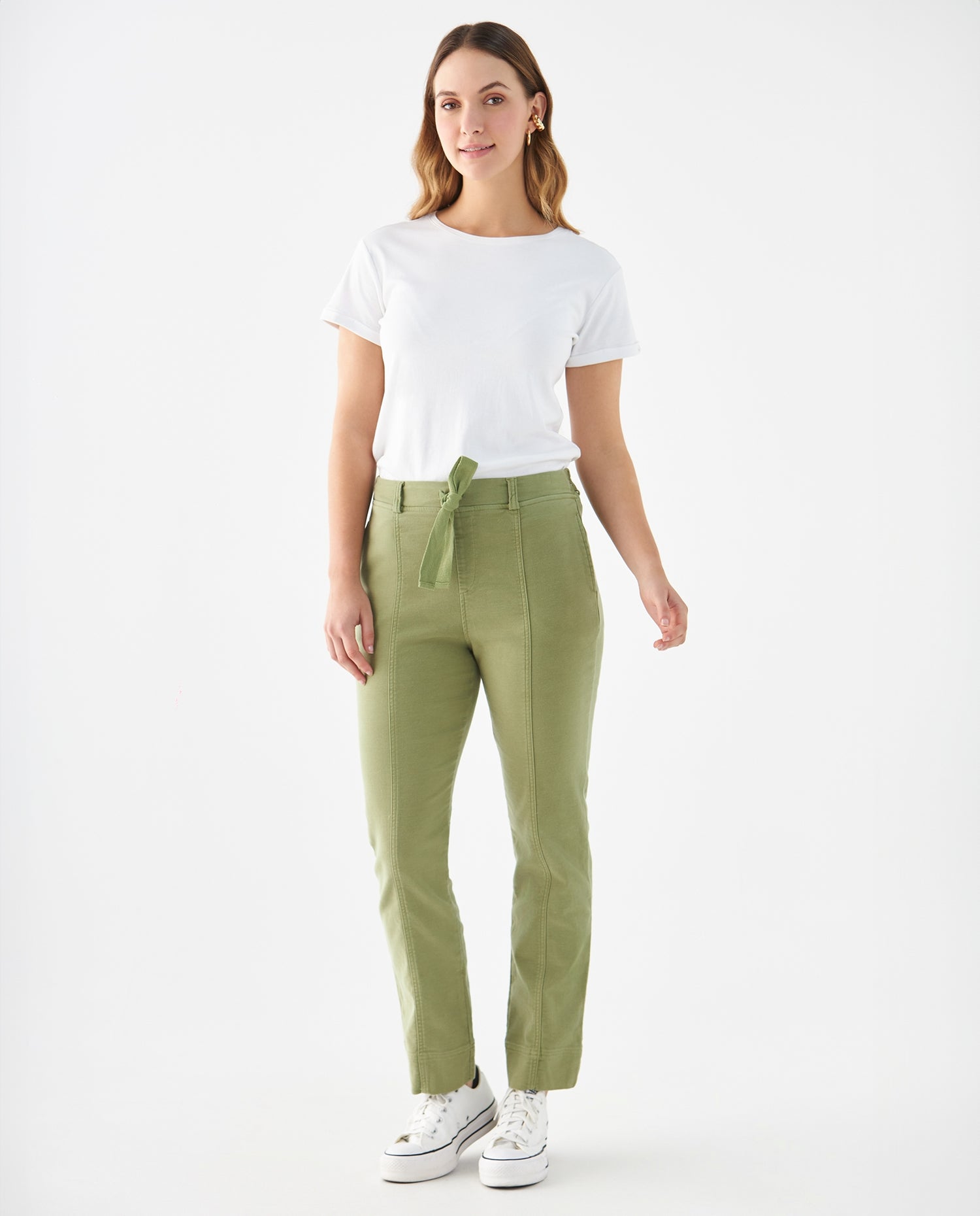 Pantalón amplio para mujer - Verde