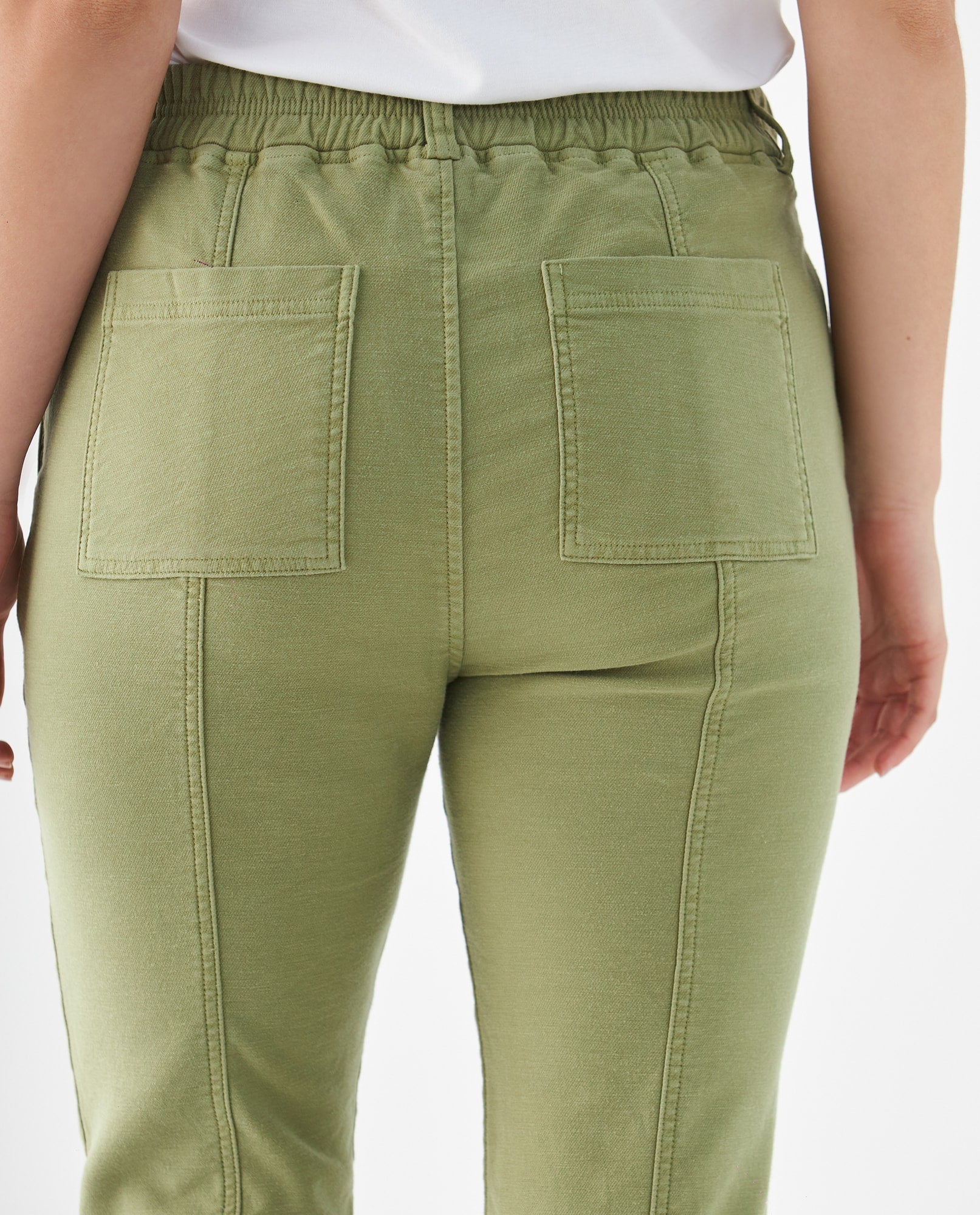 Pantalón amplio para mujer - Verde 34_639F015_VER160421_4