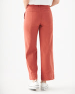 Pantalón de bota recta para mujer - Rojo
