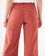 Pantalón de bota recta para mujer - Rojo