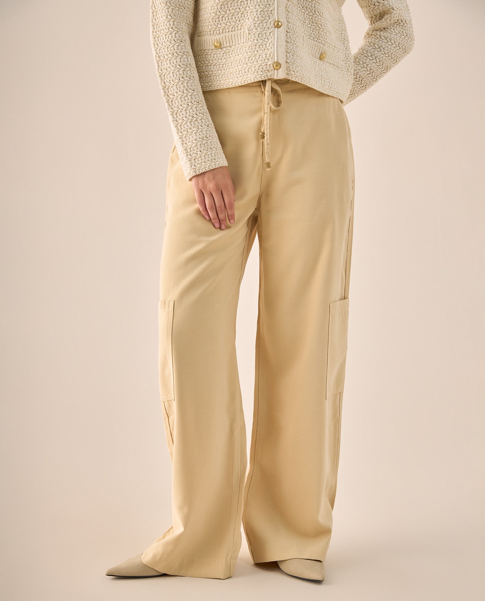 Pantalón Wide Leg Amarillo Suave - Amarillo 34_639G007_AMA130915_3