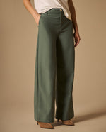 Pantalón Wide Leg con Caída Natural - Verde