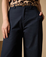 Pantalón Wide Leg - Azul