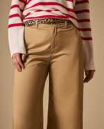 Pantalón Wide Leg - Beige