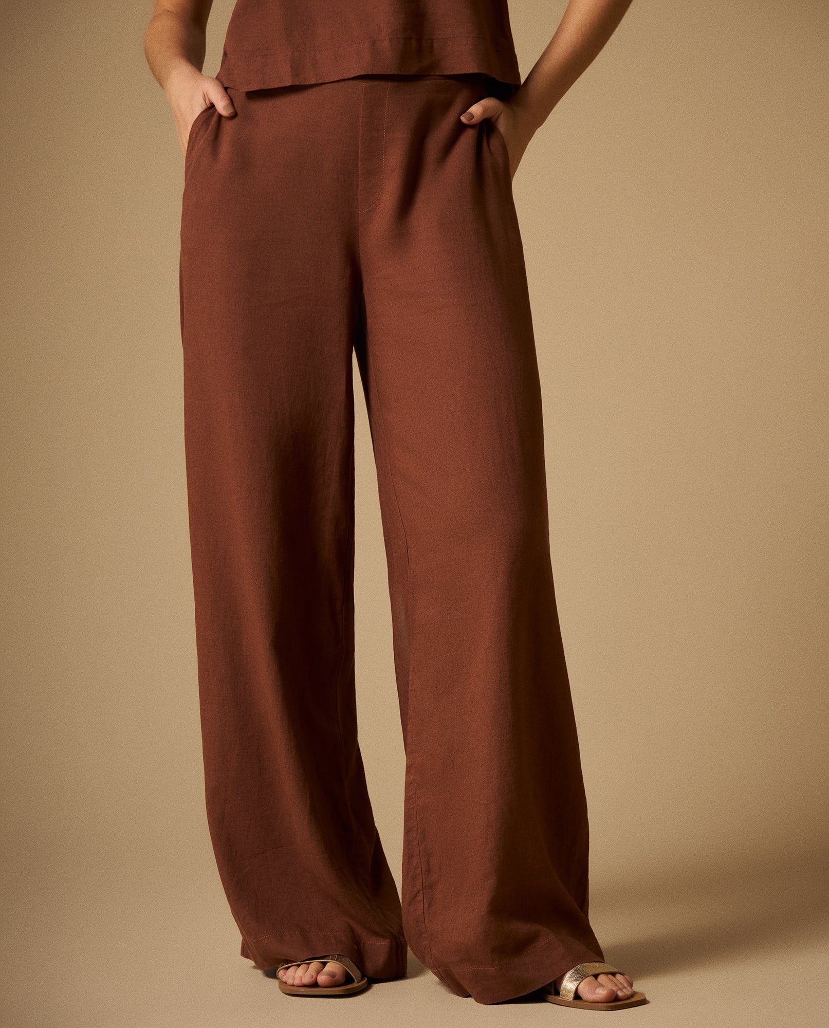 Pantalón Wide Leg en Café Visón - Café 34_639G019_CAF191430_4