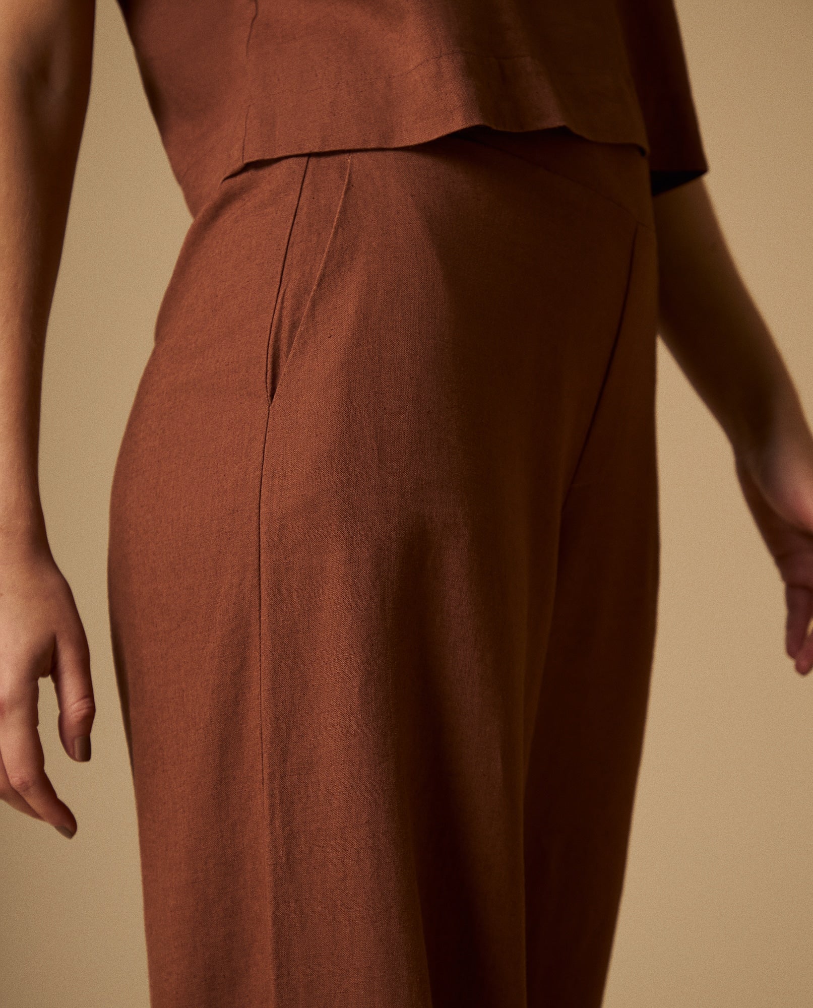Pantalón Wide Leg en Café Visón - Café 34_639G019_CAF191430_5