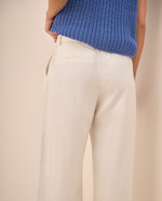 Pantalón Palazzo Blanco Fluido - Blanco