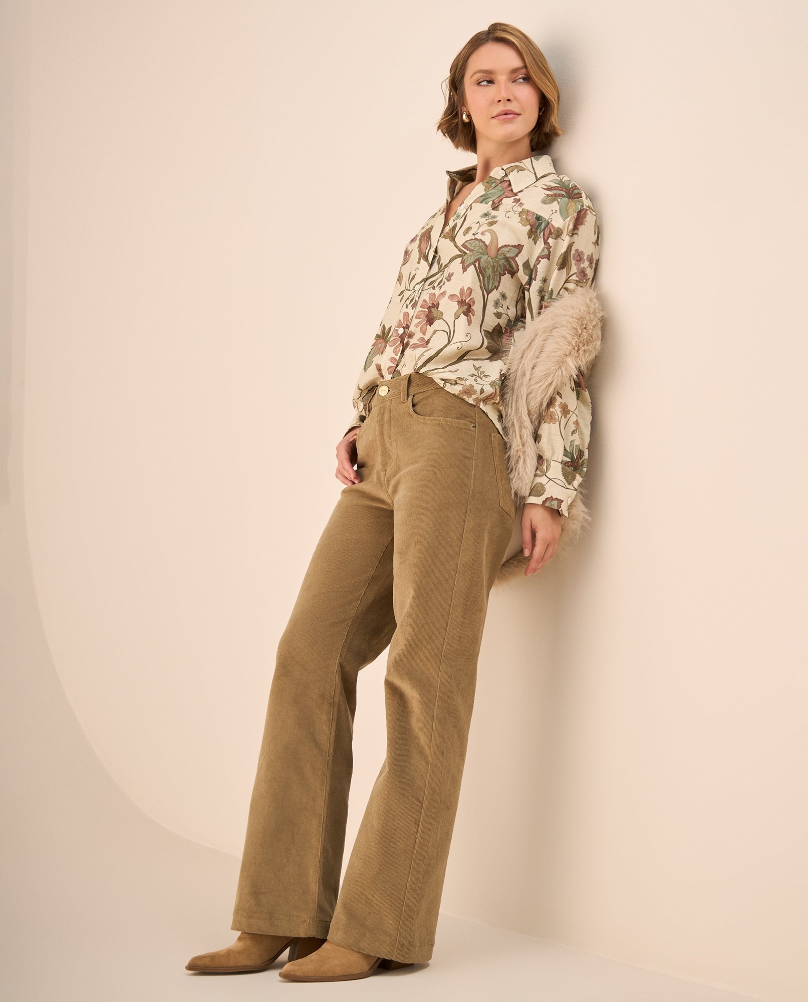 Pantalón Pana Verde Wide Leg - Verde 34_639G030_VER180617_0