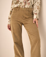 Pantalón Pana Verde Wide Leg - Verde