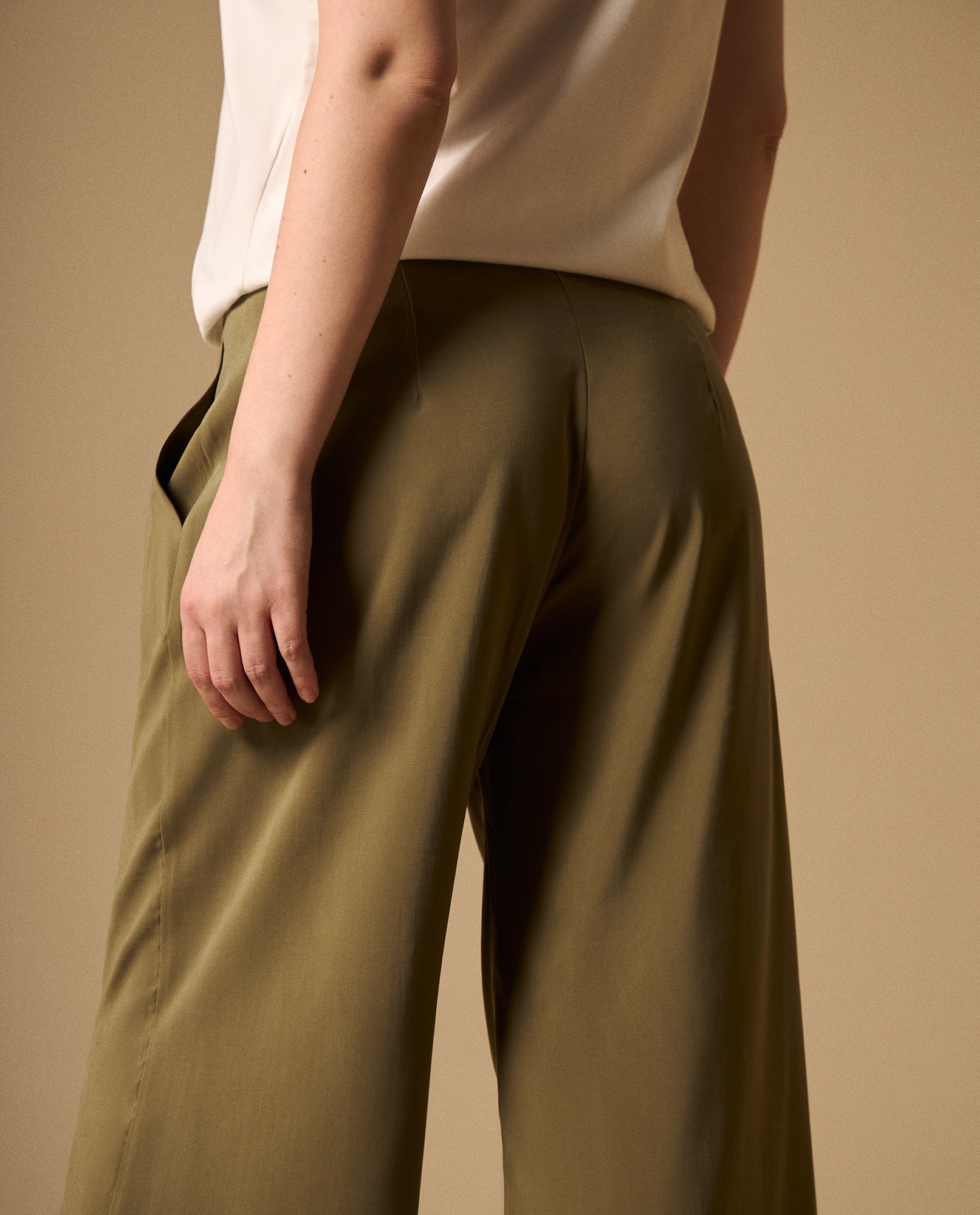 Pantalón Wide Leg Verde con Cordón Ajustable - Verde 34_639G050_VER180316_6