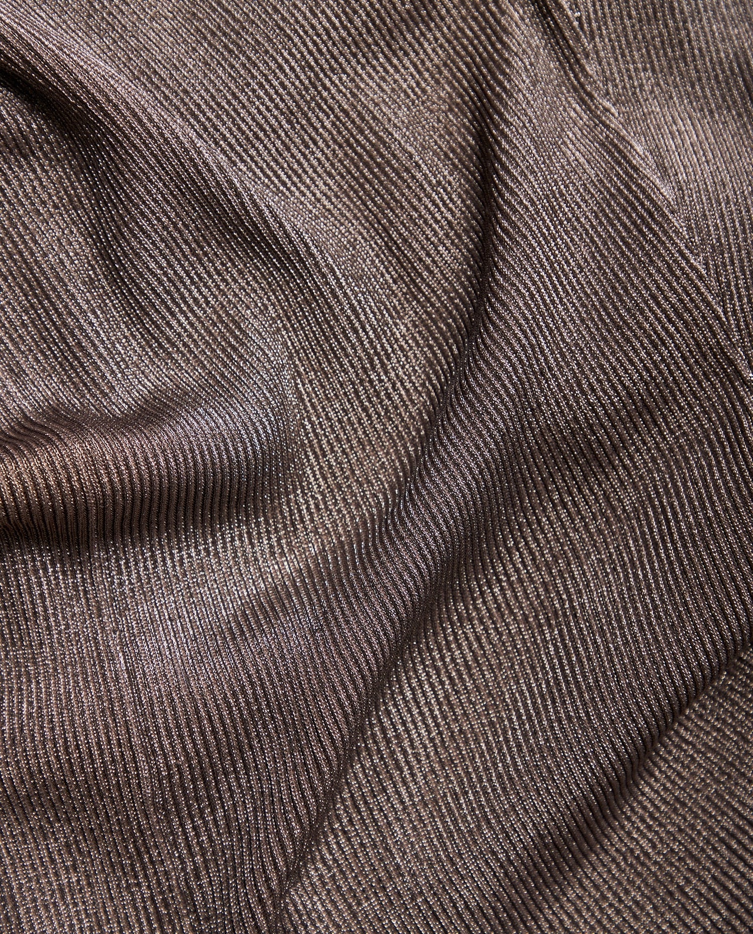 Falda larga tejido acanalado silueta ajustada - Beige