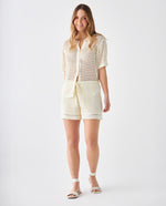 Short tejido para mujer - Crudo