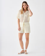 Short tejido para mujer - Crudo