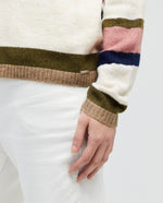 Buzo cuello redondo para mujer - Crudo