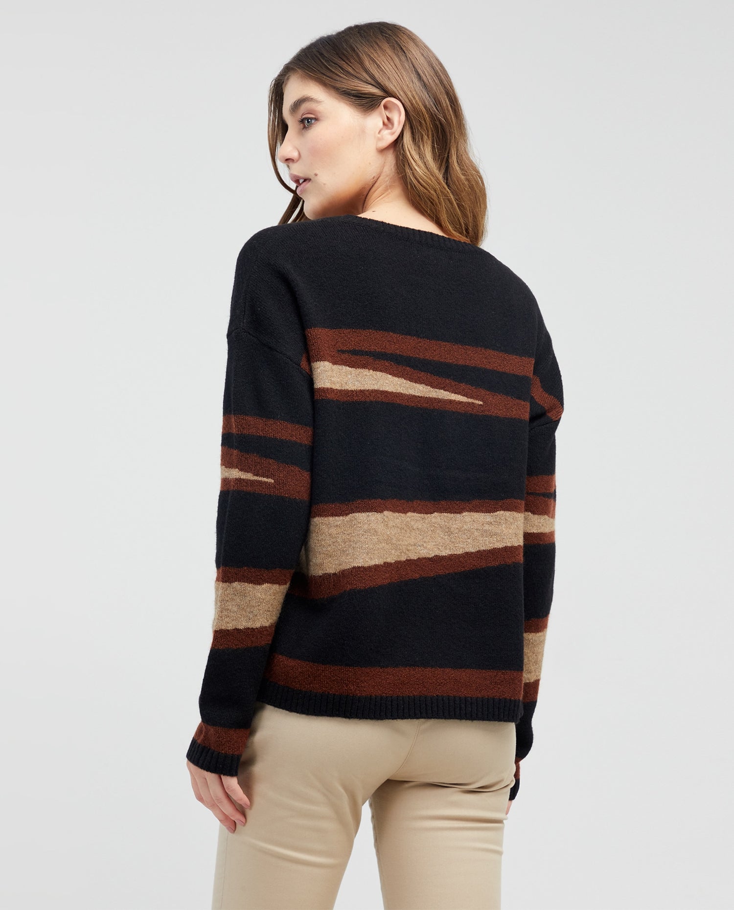 Buzo cuello redondo para mujer - Negro