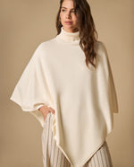 Suéter tejido tipo chaleco con escote cruzado - Beige