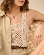 Camisa tejida - Crudo