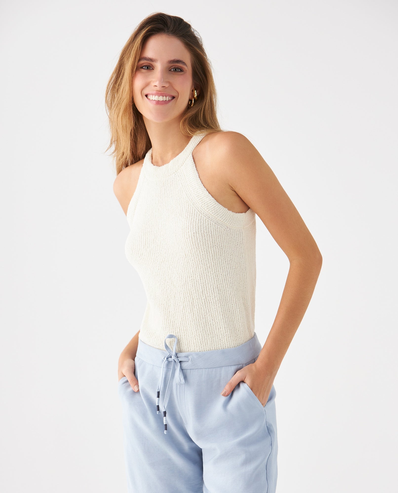 Camisa tejida para mujer - Crudo 34_669F214_CRU111001_0