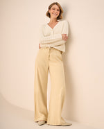 Cardigan Tejido Calado Crudo Premium - Crudo
