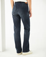 Jean Stright fit cuatro bolsillos para mujer - Azul