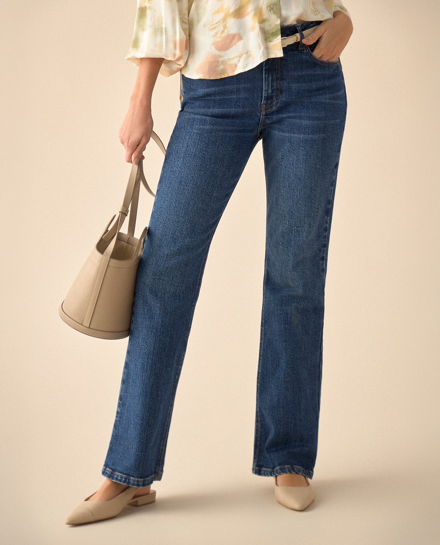 Jean Boot Cut para mujer - Azul