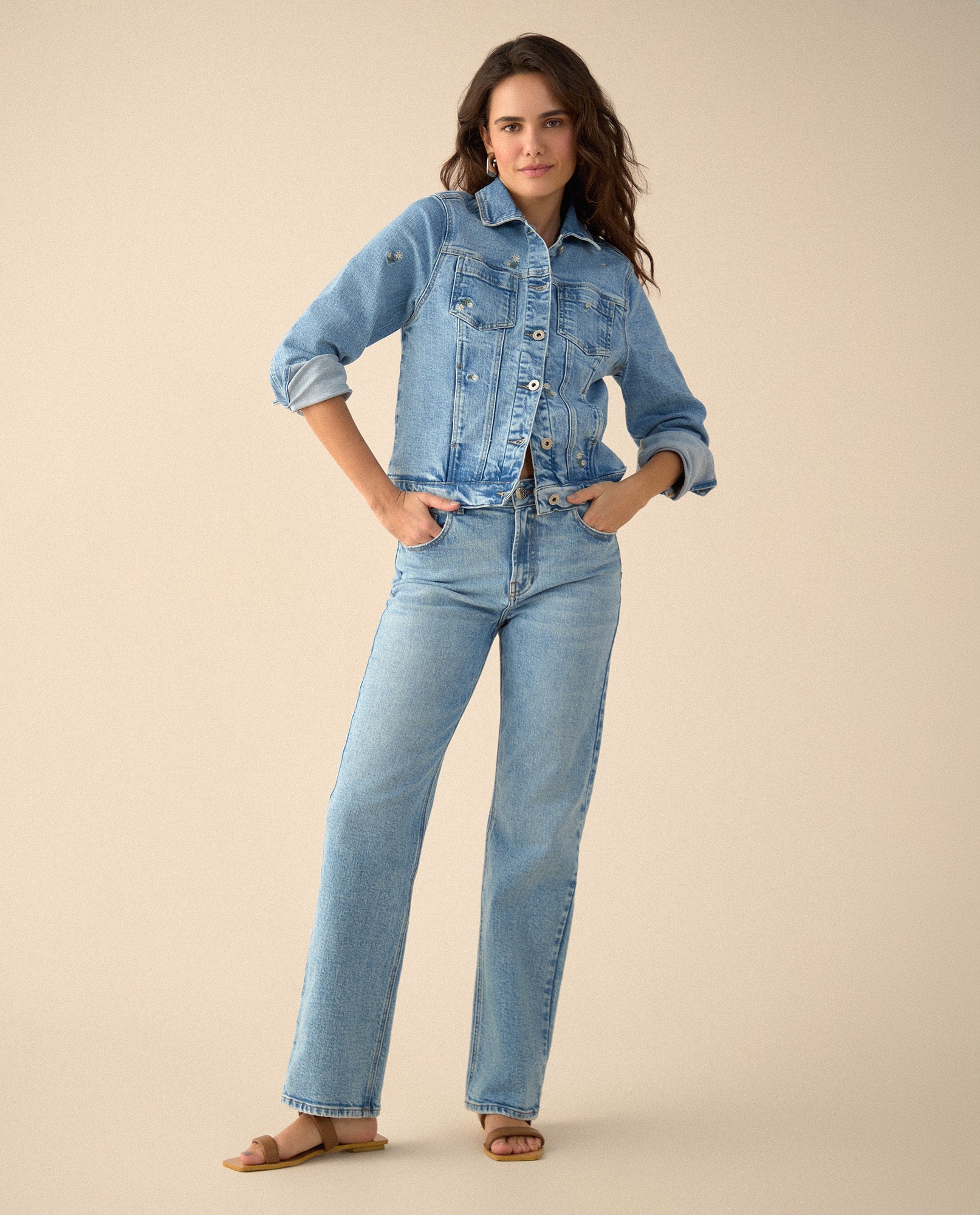 Jean Straight bota recta para mujer - Azul 34_671G005_AZU134110_0