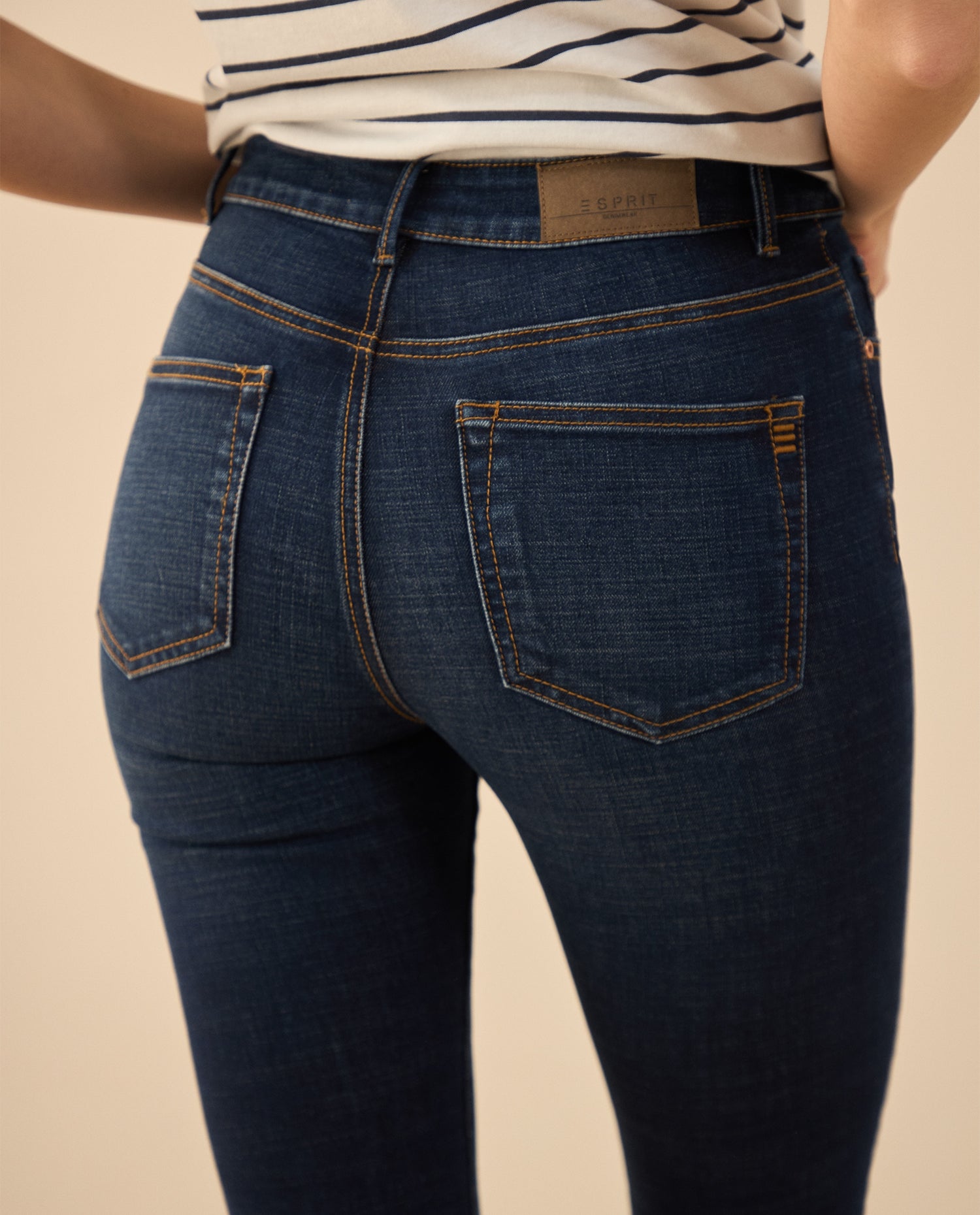 Jean Skinny de tono oscuro para mujer - Azul