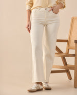 Jean Wide Leg de bota amplia para mujer - Crudo