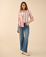 Jean Wide Leg tono medio para mujer - Azul