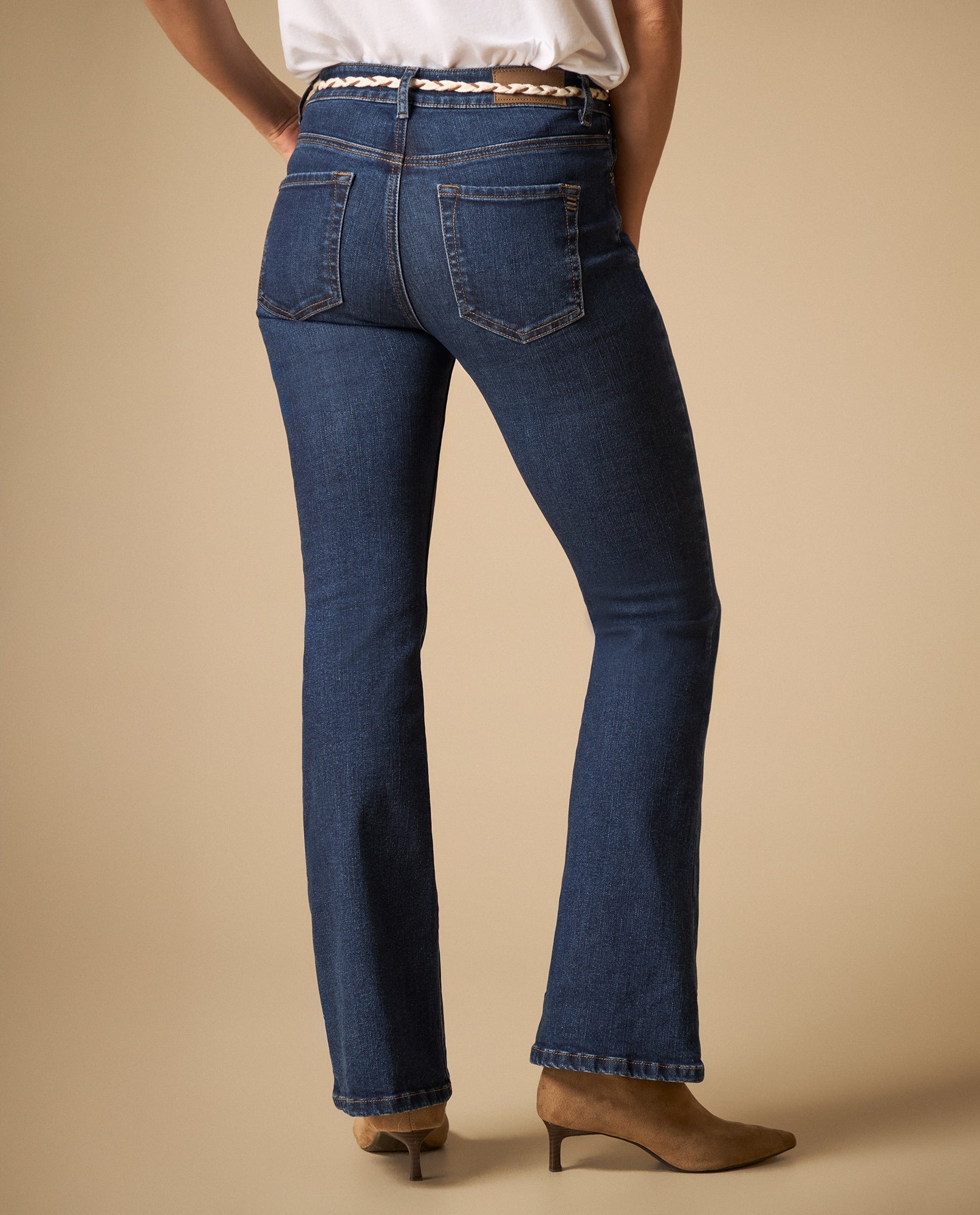 Jean flare pierna amplia tiro medio - Azul 34_671H020_AZU193933_5
