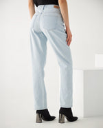Jean Straight tono claro para mujer - Azul