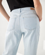 Jean Straight tono claro para mujer - Azul