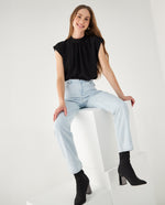 Jean Straight tono claro para mujer - Azul