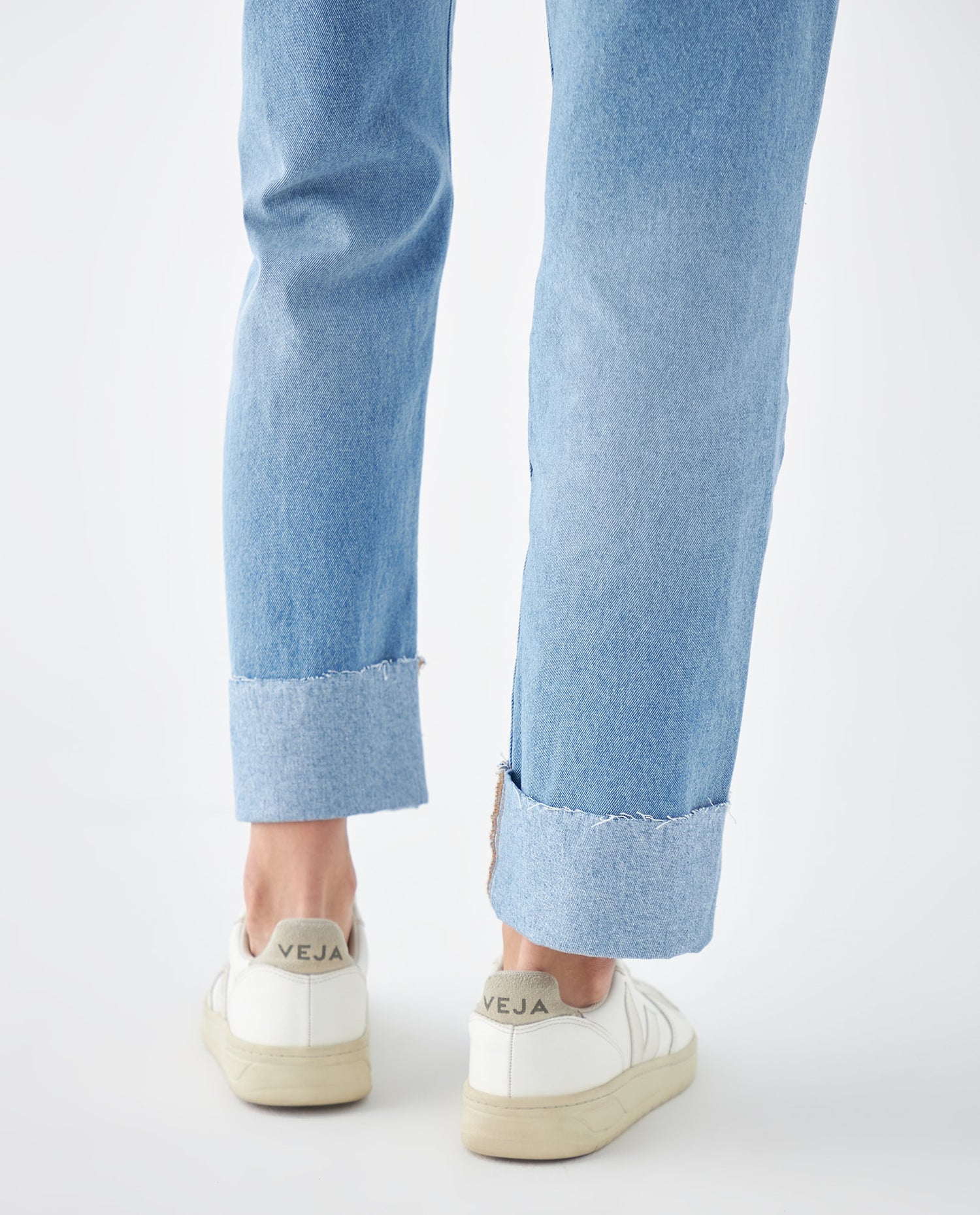 Jean con ajuste cruzado para mujer - Azul