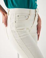 Jean BootCut tono claro para mujer - Crudo