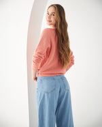 Jean Wide Leg tono claro para mujer - Azul