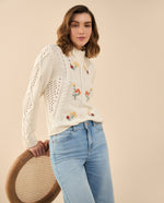 Jean Wide Leg tono medio para mujer - Azul