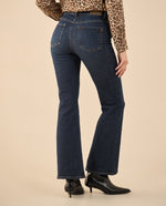 Jean Flare tono oscuro para mujer - Azul