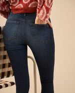 Jean Skinny tono oscuro para mujer - Azul